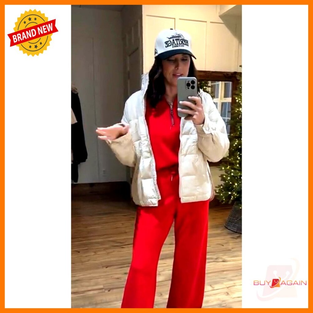 Oversized Lightweight Puffer Jacket Packable Fold… - image 7